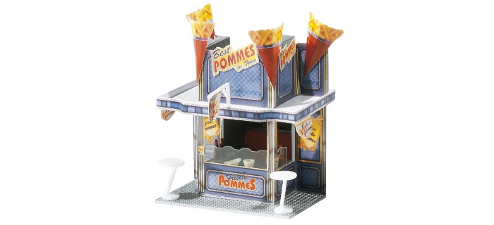 diorama F140444 - Stand forain Pommes frites XXL - Faller