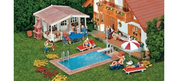 F180542 - Piscine et abri de jardin - Faller