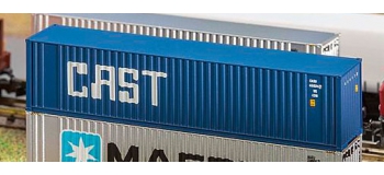 F272841 - Container 40’ bleu, CAST - Faller