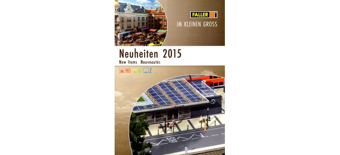 FALLER-CAT2015-N - Brochure Faller - Nouveautés  2015 - Faller