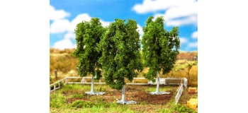 Modélisme ferroviaire  : FALLER F181427 - Platanes 3 pièces 90 mm 