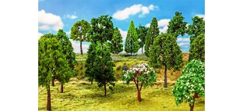 Modélisme ferroviaire  : FALLER F181525 - Arbres feuillus 30 pièces