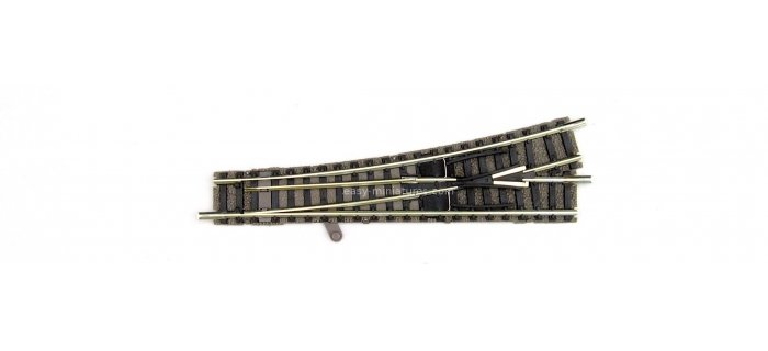 Fleischmann Aiguillage Gauche 9170 – Voie N (1:160) Piccolo Avec Ballast, Commande Manuelle, Pour Modélisme Ferroviaire
