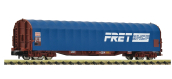 FL6660144 - Wagon à bâches coulissantes bleues, Fret SNCF - Fleischmann
