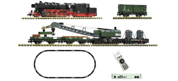 FL5170004 - Coffret de départ z21 start avec loco vapeur série 051 et train-grue, DB, N, IV - Fleischmann