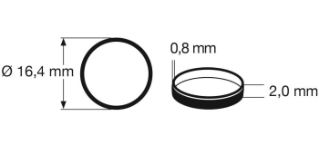 FL648008 - Bandages d'adhérence, HO, 16.4 mm, ep 2 mm - Fleischmann