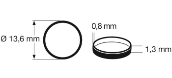 FL648004 - Bandages d'adhérence, HO, 13.6 mm, ep 1.3 mm - Fleischmann