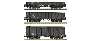 FL6660167 - Coffret de 3 wagons de marchandises, SNCF - Fleischmann
