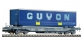 Modelisme ferroviaire : FLEISCHMANN FL845349 - Wagon porte-containers 