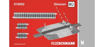 Modélisme ferroviaire : FLEISCHMANN FL919002 - Coffret de rails BÜ (avec passage à niveau)