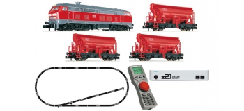 Modélisme ferroviaire : FLEISCHMANN FL931682 - Coffret débutant « BR 218 avec train de marchandises de la DB AG » avec z21 