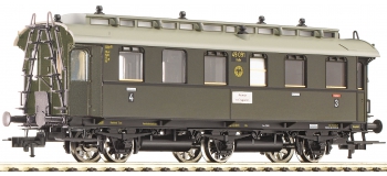 fleischmann 506411 Voiture à 3 essieux 3e/4e classe type CD 3 itr pr 07a, DRG