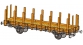 Train électrique : FLEISCHMANN FL520903 - Wagon plat à ranchers AL