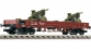 Modélisme ferroviaire : FLEISCHMANN FL526204 - Wagon plat + M107 DR 