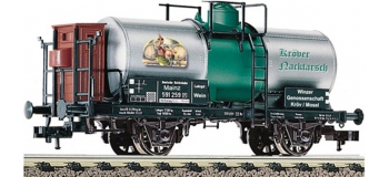 Modélisme ferroviaire :  FLEISCHMANN FL543402 - Wagon-citerne à vin « Kröver Nacktarsch », DRG 