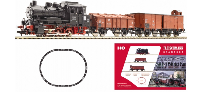 FLEISCHMANN 631001 Coffret de lancement avec train de marchandises