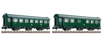 Modélisme ferroviaire : FLEISCHMANN FL809707 - Set 2 voitures 3 essieux DB N