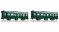 Modélisme ferroviaire : FLEISCHMANN FL809907 - Set 2 voitures 3 essieux DB N 