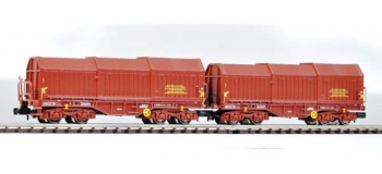 Modélisme ferroviaire :   FLEISCHMANN FL838815 - Set 2 wagons télescopique SNCF N 