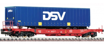 Train électrique : FLEISCHMANN F845334 - Wagon poche DSV 