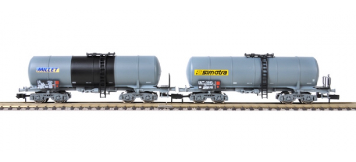 Coffret de 2 wagons-citernes Aarhus Oliefabrik DSB, Epoque 3 - francis