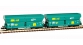 Train électrique : FLEISCHMANN FL852305 - Set 2 wagons trémie SNCB N 