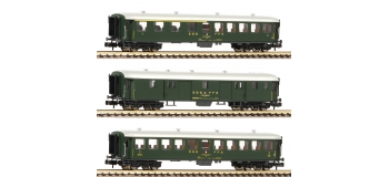 Modelisme ferroviaire :  FLEISCHMANN FL881813 - Coffret de trois voitures express, CFF