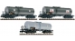 Train électrique : FLEISCHMANN FL881200 - Set 12 wagon citernes EVA DB N 