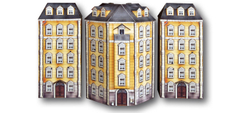 HE10050 - Maquette Maison d'angle - Heki