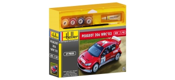 Maquettes : HELLER HELL50113 - Peugeot 206 WRC '03 
