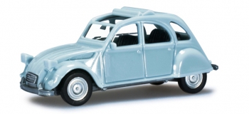 Train électrique : HERPA 020824-004 : Citroên 2 CV gris platin