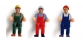 HERPA052498 - Lot de 6 Figurines pour engins de chantier