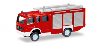 Modélisme ferroviaire : Herpa 066716 - camion de pompiers Mercedes Atego HLF 20