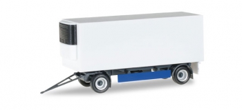 Modélisme ferroviaire - HERPA HER076777 - Remorque frigorifique blanc - bleue