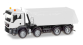 HER013024 - Minikit Camion benne MAN TGS M Euro 6, 4 essieux, blanc - Herpa