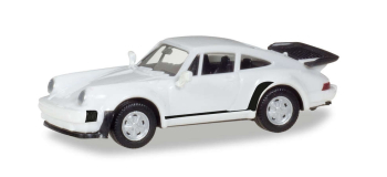 HER013307 - MiniKit Porsche 911 Turbo, white - Herpa