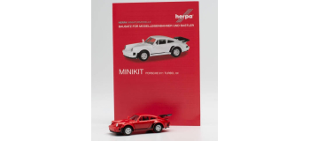 HER013307-002 - MiniKit Porsche 911 Turbo, rouge - Herpa
