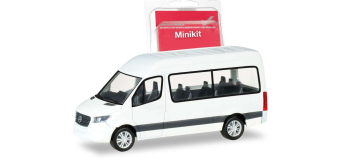 HER013468 - MiniKit Mercedes-Benz Sprinter Bus highroof, blanc - Herpa