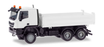 HER013673 - MiniKit Tracteur de camion Iveco Trakkerr 6×6, blanc - Herpa