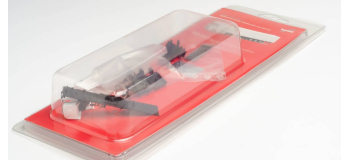 HER013796 - Minikit Camion semi-remorque Mercedes-Benz Actros, blanc - Herpa