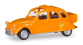 HER027632-004 - Citroen 2 CV mit Queue, orange - Herpa