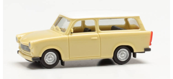 HER020770-006 - Trabant 601 S Universal, green-ivory - Herpa