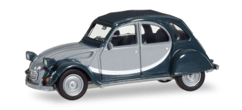 HER020817-005 - Citroen 2 CV Charleston, light gray / dark gray - Herpa