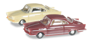 HER065757-003 - Lot de 2 voitures NSW Sport Prinz, beige / rouge - Herpa