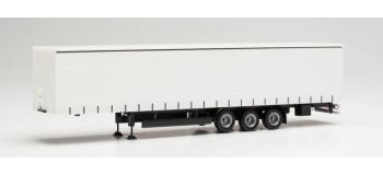 HER077002 - Remorque de camion 15 mètres, blanc - Herpa