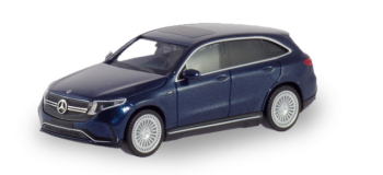 HER430715 - Voiture Mercedes-Benz EQC AMG, bleu, 1er SUV électrique de Mercedes-Benz - Herpa