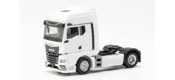 HER315876 - Tracteur de camion MAN TGX GX avec caméras miroir, blanc - Herpa