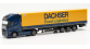 HER316019 - Camion semi-remorque frigorifique Volvo FH Gl. XL 2020 Dachser - Herpa