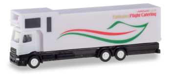 HER559607 - Emirates Flight Catering A380 Catering truck, 1/200 - Herpa