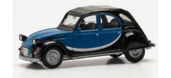 HER020817-006 - Citroen 2 CV Charleston, bleu / noir - Herpa